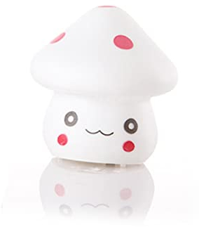 jojofuny Mushroom Led Night Light 7 Color Bedside Lamp Baby Feeding Light Low Heat Energy Saving Soft Glow Boys and Girls Night Lamp