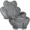 MESHEN Moules en Silicone Grenouille Moulle Silicone Animaux Moules à Gâteaux 3D Moules à Pâtisserie Abeille Moule de Cuisson Chocolats Maison Gaufres Automne Halloween Noël