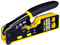 Kit d'outils de sertissage RJ45 - Kit d'outils de sertissage Ethernet tout-en-un Cat5 Cat5e Cat6 Cat7 Cat8 - Pince à dénuder/coupe-fil pour RJ45 RJ11/12 6P/8P avec testeur de câble réseau LAN