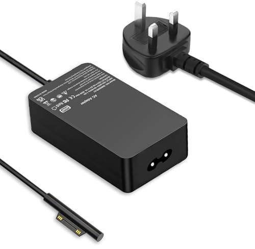 65W Surface Pro Charger, Microsoft Surface Charger Compatible with Surface Pro 8/Pro X/Pro 7/Pro 6/Pro 5/Pro 4/Pro 3,Surface Laptop 4/3/2/1,Surface Book, Surface Go 3/2/1 Microsoft Surface