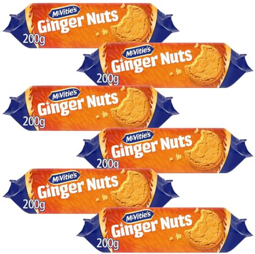 Biscuit Bundle With McVitie's Ginger Nuts 250g (6 Pack)