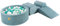 MEOWBABY Piscine à Balles et Parcours Motricité Enfant - Parcours motricité bébé avec 200 balles - Module motricité, Côtelé, Turquoise