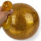 MIJOMA Funkelnder Squeeze-Wasserball – Glitzer-Antistressball, 7 cm, flexibel, langlebig, für Kinder & Erwachsene, Förderung der Konzentration (Edition Gold)