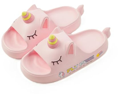 OrJana Sandali Unicorno. Ciabatte piscina antiscivolo. Pantofole estive. Zoccoli Sabot impermeabili (Slide rosa, Sistema Taglie Calzature EU, Adolescente, Numero (range), Media, 35, 36)