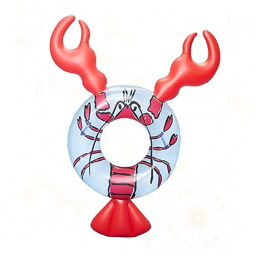 WESIEVYA Anneau Flottant Gonflable Forme De Homard pour Adultes Bouée De Natation Créative pour Plage Et Fête Piscine