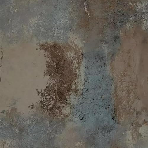 SOPHIE LAURENCE Brown Concrete Effect Wallpaper, Distressed Industrial Style, 3D Textured Vinyl, 53cm x 10.05m Roll, Scrubbable, Paste The Wall, Ideal for Any Room