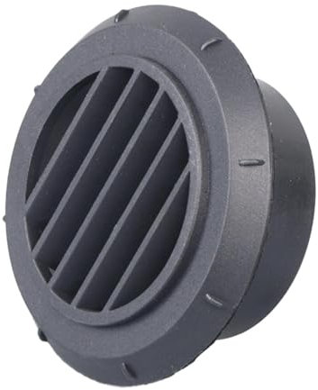 Rejilla de escape redonda para aire acondicionado, deflector de aire acondicionado, deflector giratorio y salida de ventilación resistente para remolque de caravana