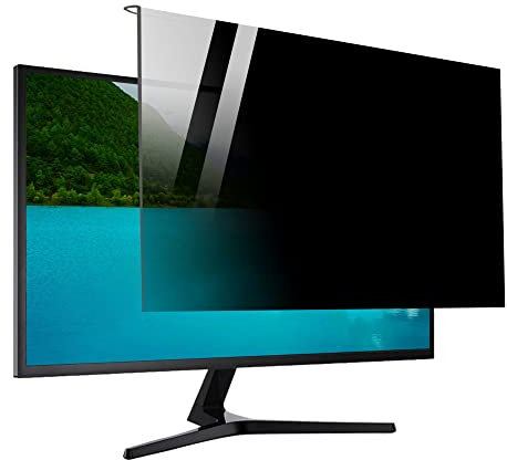 YBAAKZIIR écran d'ordinateur, Écran d'ordinateur 17-32 Pouces Suspendu, Anti-lumière Bleue, réduit la Fatigue oculaire, Installation Facile(17in 354x290mm)