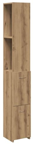 vidaXL Badschrank Artisan-Eiche 25x25x170 cm Holzwerkstoff