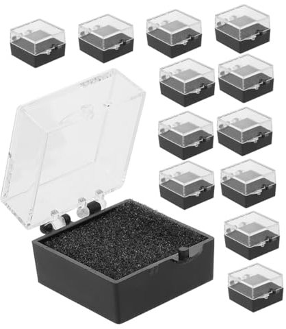 HYTROVE 15stücke Anstecknadel Aufbewahrungsboxen Transparente Schmuckdisplay Kästen Für Broschen Und Abzeichen Für Medaillen Und Kleine Juwelen Für Zuhause Und Geschäfte
