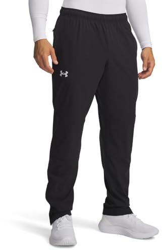 Under Armour Mens Hockey Warm Up Pants, (001) Black / / White, Large