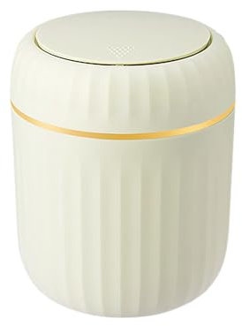 # Mini poubelle de bureau avec couvercle, petite poubelle compacte sous les tables et les comptoirs, petite poubelle pour cuisines, salles de bains, chambres, dortoirs (vert, taille unique)