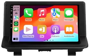 9 Pulgadas Android 13 Radio Coche para Audi Q3 1 8U 2011-2018 con Android Auto/Carplay GPS WiFi 4G Bluetooth Radio FM RDS Pantalla Dividida USB Control del Volante Gps Coche Navegador(A2 4+64G)