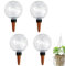 Cipolle per irrigazione automatica, 4 punte autoirriganti, 500 ml, palline per irrigazione portatili, per piante da interno, giardino, fiori, balcone