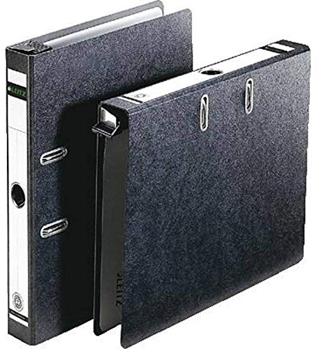 Leitz 18220000 Lever Arch File 180 A4 Narrow Cardboard Black