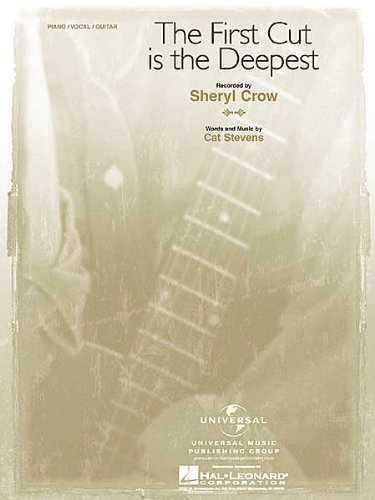 The First Cut Is the Deepest - Piano, Vocal and Guitar - Buch