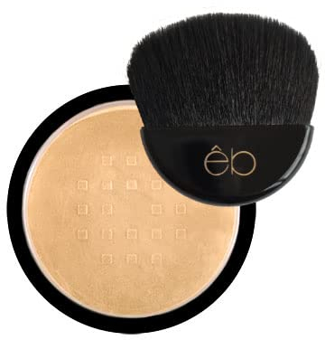 être belle Cosmetics, Diamond Mineral Powder, feuchtigkeitsspendendes Mineralpuder mit Pinsel, Foundation, loses Puder, Farbe: Honey Mineral