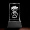 Kaltner Präsente LED Kerze/Kristall Glasblock - 3D-Laser-Gravur/Muttertagsgeschenk für Oma/Weihnachtstag/Geburtstagsgeschenk für Oma