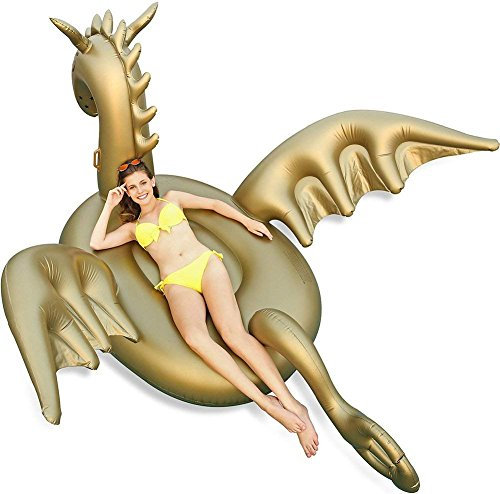 Luxy Float Giant Inflatable 103 Golden Dragon Pool Float
