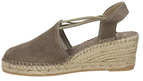 Toni Pons Wildleder-Espadrille für Damen - TREMP - Taupe, 40 EU