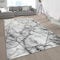 Paco Home Wohnzimmer-Teppiche Grau Gold Weich Marmor Optik Kurzflor mit vers. Designs, Grösse:120x170 cm, Farbe:Silber 3