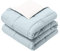 Royal Hotel Bettwäsche Wendedecke Hypoallergen Daunen Alternative Überwurfdecke Babydecke mittelwarm Throw Blanket blau/weiß
