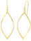 Amor Ohrhänger 925 Sterling Silber Damen Ohrschmuck, 4,9 cm, Gold, Kommt in Schmuck Geschenk Box, 2026243