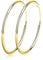 Sterling Silver Fine Hoop Earrings Circle Endless Loop- Jewellery for Women Girls Diameter Size: 20 30 40 50 60 mm (40mm Gold)