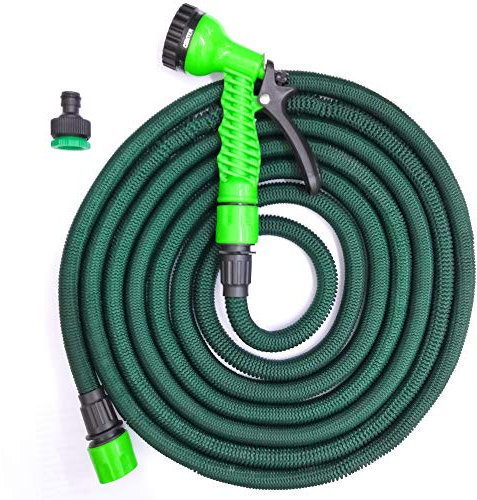 Rebeca Shop Tubo Da Giardino Telescopico Con Pistola 7 Funzioni Durable Hose Varie Misure (5mt fino a 15mt)