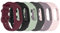 Chofit (6er-Pack Gurte kompatibel mit Garmin Vivosmart 5 Gurt, weiches Silikon Sport Armband Ersatz Armband für Vivosmart 5 Fitness Tracker (klein, 6A)