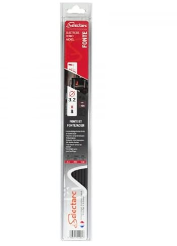 Baguettes soudure fonte 2.5mm lot de 10 - longueur 350mm Selectarc