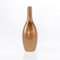 Lifestyle & More Moderne Dekovase Blumenvase Flaschenvase Vase aus Keramik Kupfer Gold 15x42 cm