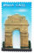 India Gate New Delhi Kühlschrankmagnet Reise Souvenir Kühlschrank Dekoration 3D Magnetaufkleber Handbemalt Bastelkollektion