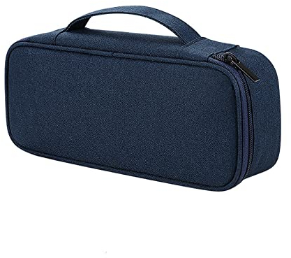 CRSUSUKJ Kabel Organizer Tasche,Elektronik Case,Elektronische Tasche Organizer universal travel Kabel Elektronik Zubehör Tasche Reise Organizer Case für Kabel, Powerbank, Festplatten (Marineblau)