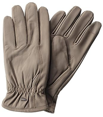 camel active Herren Lederhandschuhe mit Touchscreen Funktion Braun, menswear-XL