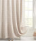 Awellife Rideau de douche bohème rustique beige en coton épais et lin de luxe français pour salle de bain - 152,4 x 198,1 cm