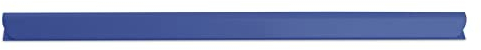 DONAU Universal Klemmschienen / 10 Stück/Klemmschiene DIN A4/ 10mm für circa 100 Blatt/Klemmleiste für Sichtschutzstreifen/Befestigungs-clips/PVC Kunststoff/Blau