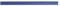DONAU Universal Klemmschienen / 10 Stück/Klemmschiene DIN A4/ 10mm für circa 100 Blatt/Klemmleiste für Sichtschutzstreifen/Befestigungs-clips/PVC Kunststoff/Blau