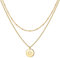 TINGN Kette Gold Halskette Mädchen - Geschenke für Mädchen 8 9 10 11 12 Jahre Goldene Kette mit Buchstaben D Kinder Goldkette Damen Halskette Goldene Personalisierte Gold Kinder Schmuck