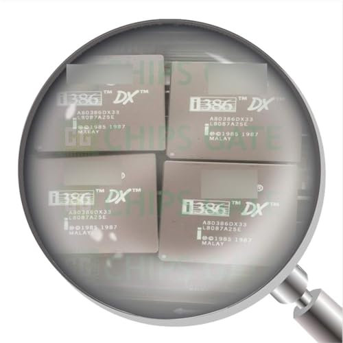 A80386DX-33 Nos A80386DX-33 I386 CPU vintage de 32 bits 33 MHz