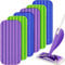Lot de 6 tampons de rechange réutilisables compatibles avec les serpillères Swiffer Wet Jet Mop - Recharges de rechange lavables pour nettoyage de sols en bois dur