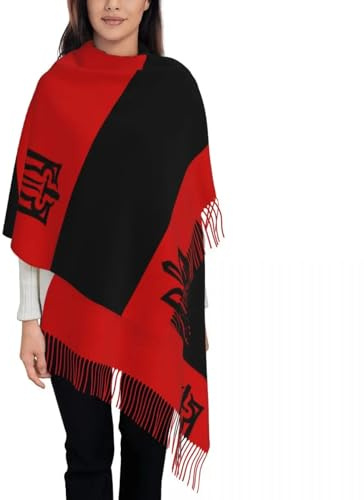 Schals Für Damen, Winter, Ukraine-Flagge, Schal, Wickeltuch Für Damen, Warm, Großer Langer Schal, Patriotismus, Halstuch, Quastenschals, Warmer Deckenschal Für Den Winter, Wie Abgebildet, Einheit