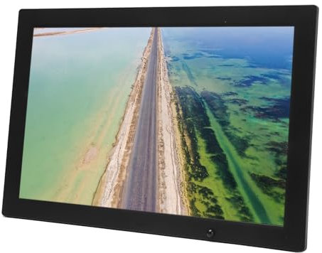 16,5-Zoll-Digitalfotorahmen, Ultradünner Digitaler Bilderrahmen, HD-IPS-Bildschirm, 1080P-Video-Smart-Frame-Körpererkennung, Bildvorschau und Diashow, Hintergrundmusik,