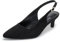 Hoefirm Womens Pointed Toe Court Shoes Slingback Sandals Kitten Heels Pumps Low Heel Shoes Black Heels Ladies Shoes Size 6