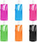 Foldable Sports Bottle, 6pcs Foldable Water Bottle 500mL, Reusable BPA Free Collapsible Water Bottle, Flexible Drink Pouches Bags with Clip for Outdoor Sports, Travel, Biking, Hiking