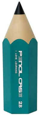 Students Pencil Shaped Pot Pen Holder Colorful Vase Pencil Container Desktop Accessory Stationery Storage Case