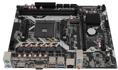 Wifi Gaming Motherboard, ATX Design with USB3.0 Port, Supports 4K Video Output, 6 Channel Sound Card, 32GB/s NVME M.2, Fast Booting, Stable Performance for AM4 CPU