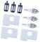 MEXWLOP Kit 3 candele filtro aria carburante, for motosega STIHL 018 MS180 MS 180 Sostituisci parti nuove #1130 124 0800 Candela per tosaerba