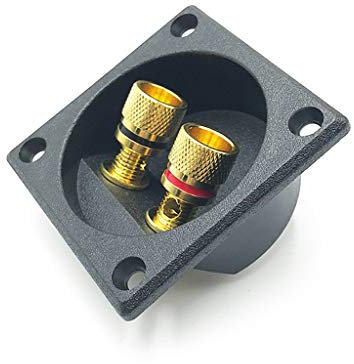 Metal Junction Clip Square Junction Box Banana Socket Speaker Terminal Speaker Connection Box Speaker Accessories