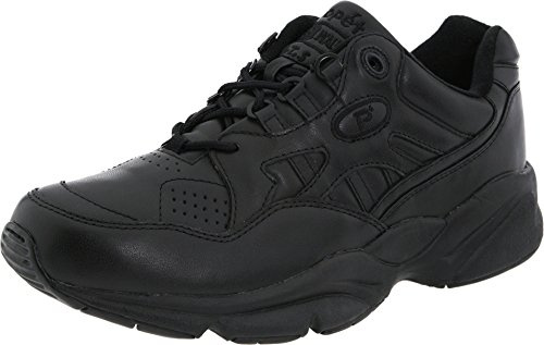 Propét Men's Stability Walker Walking Sneakers Medicare Approved Shoes, Black, 8.5 X-Wide